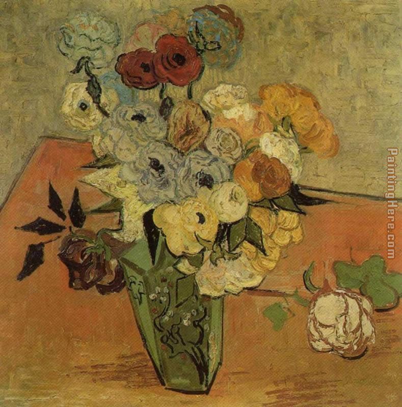 Vincent van Gogh Vase with Roses and Anemones